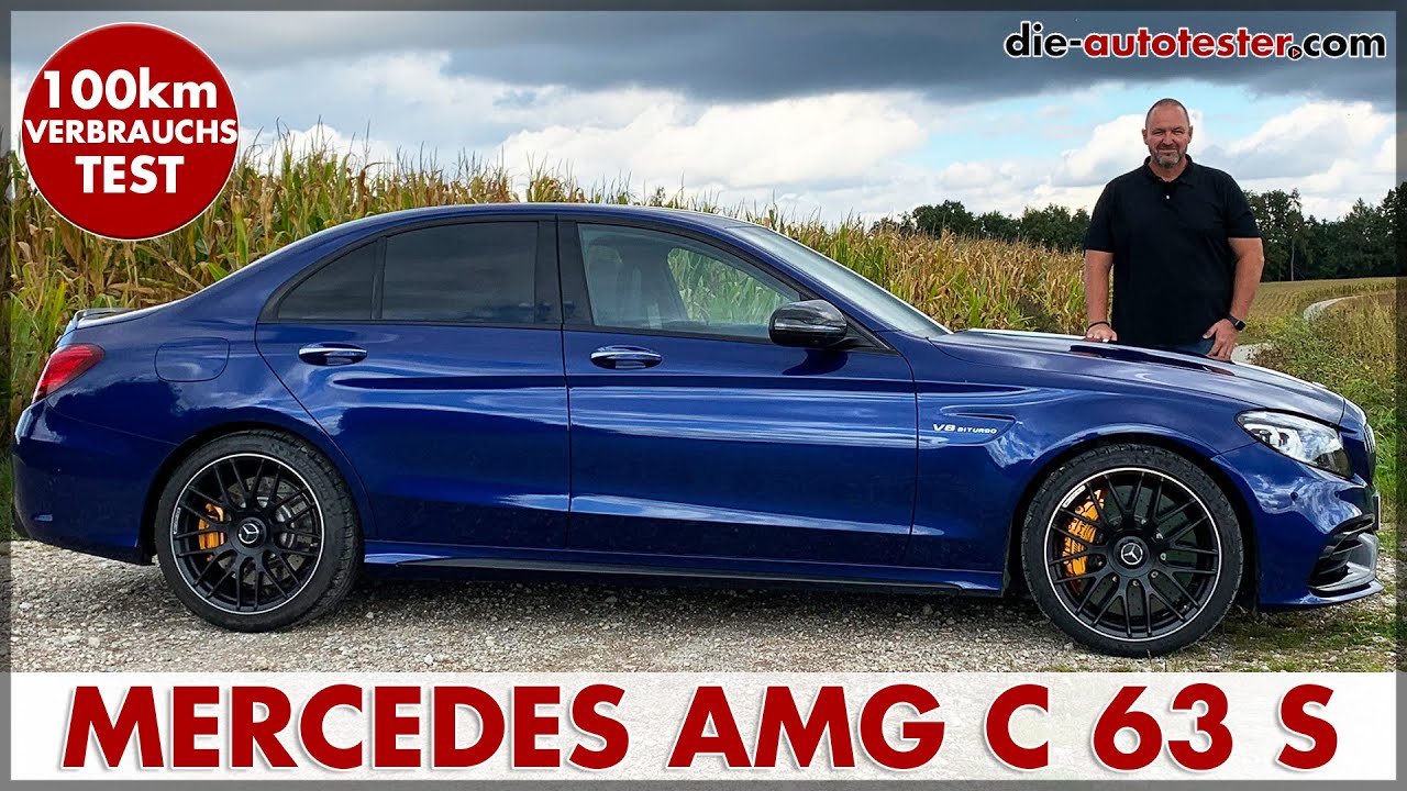 Mercedes AMG C 63 S 375 kW (510 PS) - 100 km Verbrauch Test Reichweite Probefahrt Preis Deutsch 2020