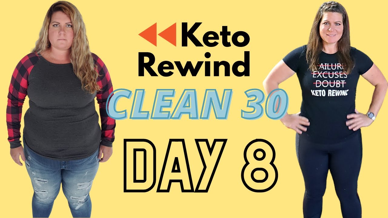 Keto Rewind January CLEAN 30 Challenge Day 8 │Loaded Cauliflower Soup With Baked Chicken │Easy Keto