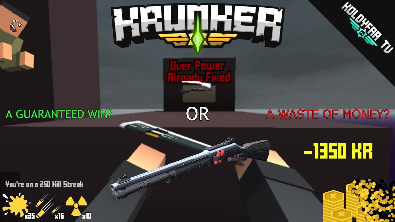 IS IT WORTH BUYING AN OVERPOWERED SHOTGUN ON ZOMBIE RUSH? | Custom Krunker