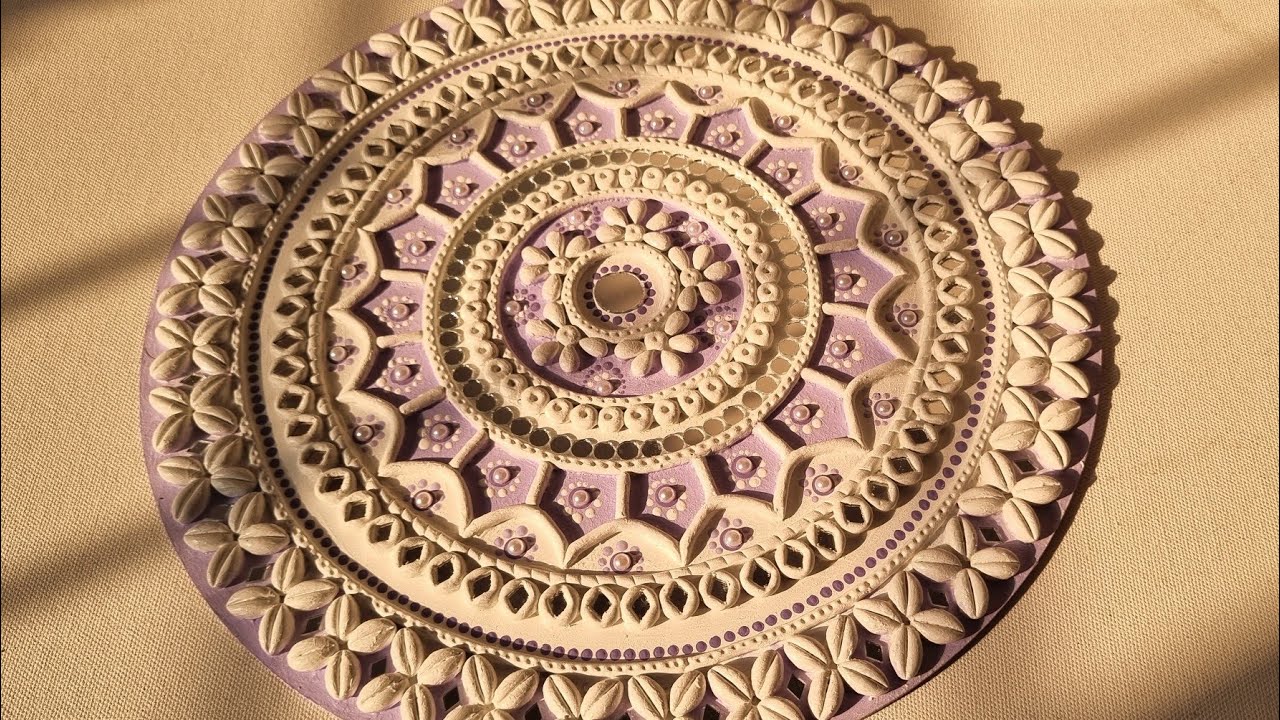 14 Hours of Handmade Lippan Art Part 2 | Coloring Process & Final Reveal ✨” #lippanart #mirrorwork 