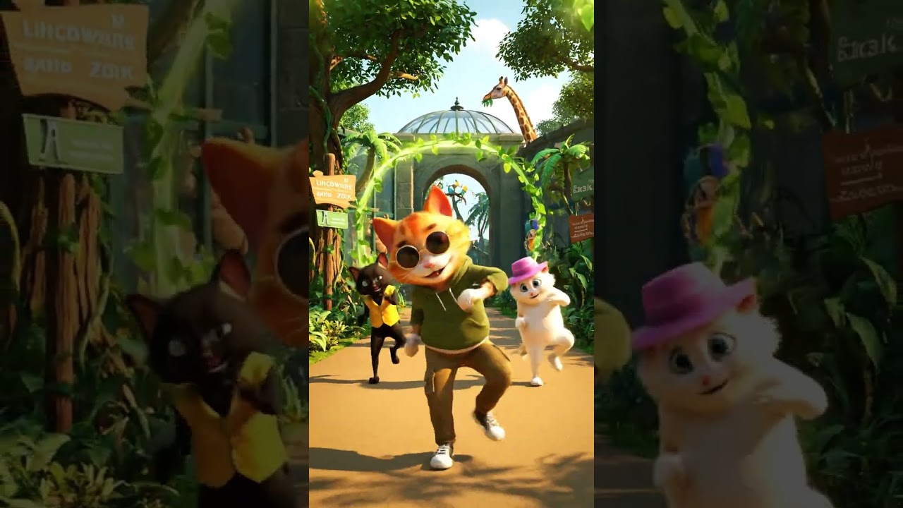 🤣 Tourist Cats Go Wild Dancing Through Lincoln Park Zoo! 🐱🕺 