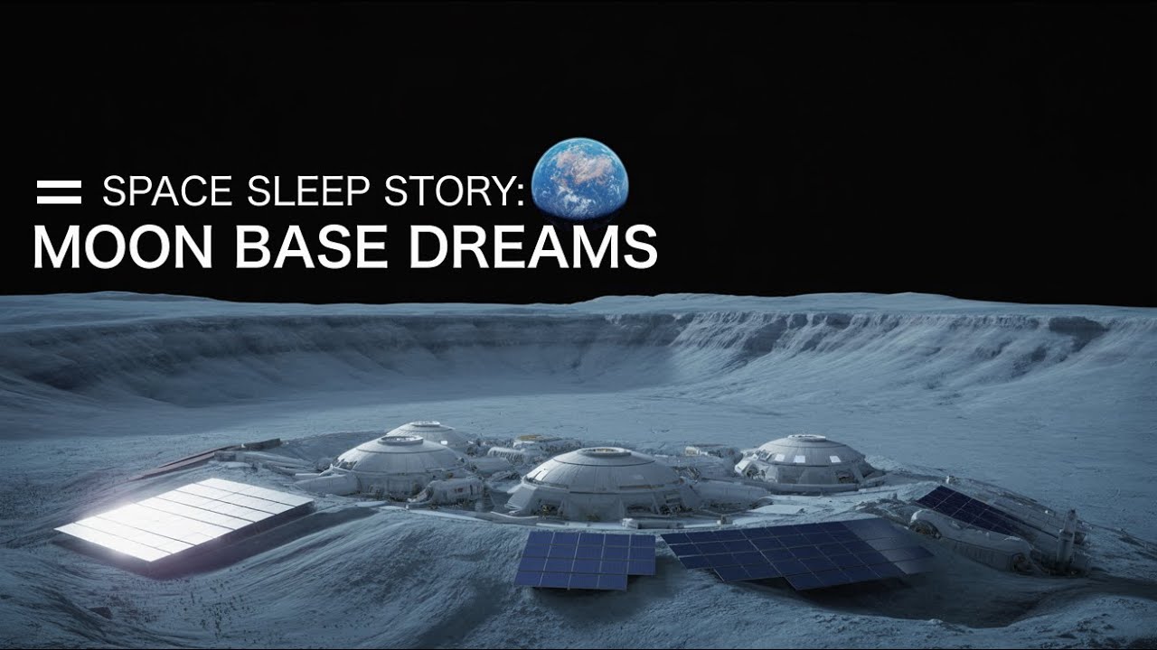 Astronomy Sleep Story | Moon Base Dreams | 2 Hours Female Narrator