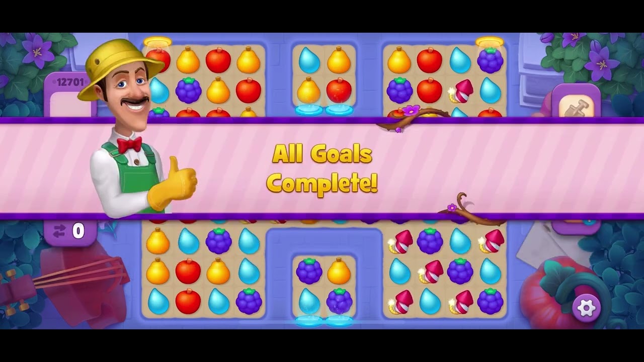 GAME(gardenscapes 2023)🧨💿💣SUPER HARD LEVEL#12 701 !!! and LEVEL #12 702 !!!🐰🐰🐰