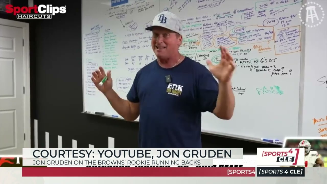 Jon Gruden on Browns Running Backs Quinshon Judkins & Dylan Sampson - Sports4CLE, 9/3/25