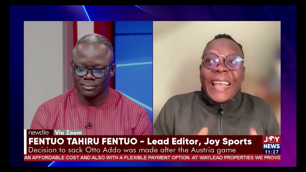 Fentuo Tahiru Fentuo shares his thought on Otto Addo's exist from the Black Stars