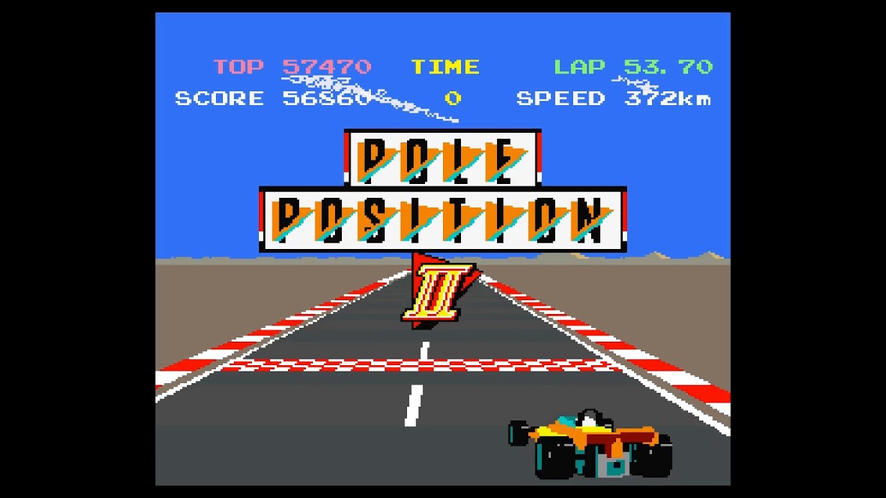 Pole Position II [Gamecube/Arcade] - Test ALL Clear 56,860 pts. (Namco Museum)