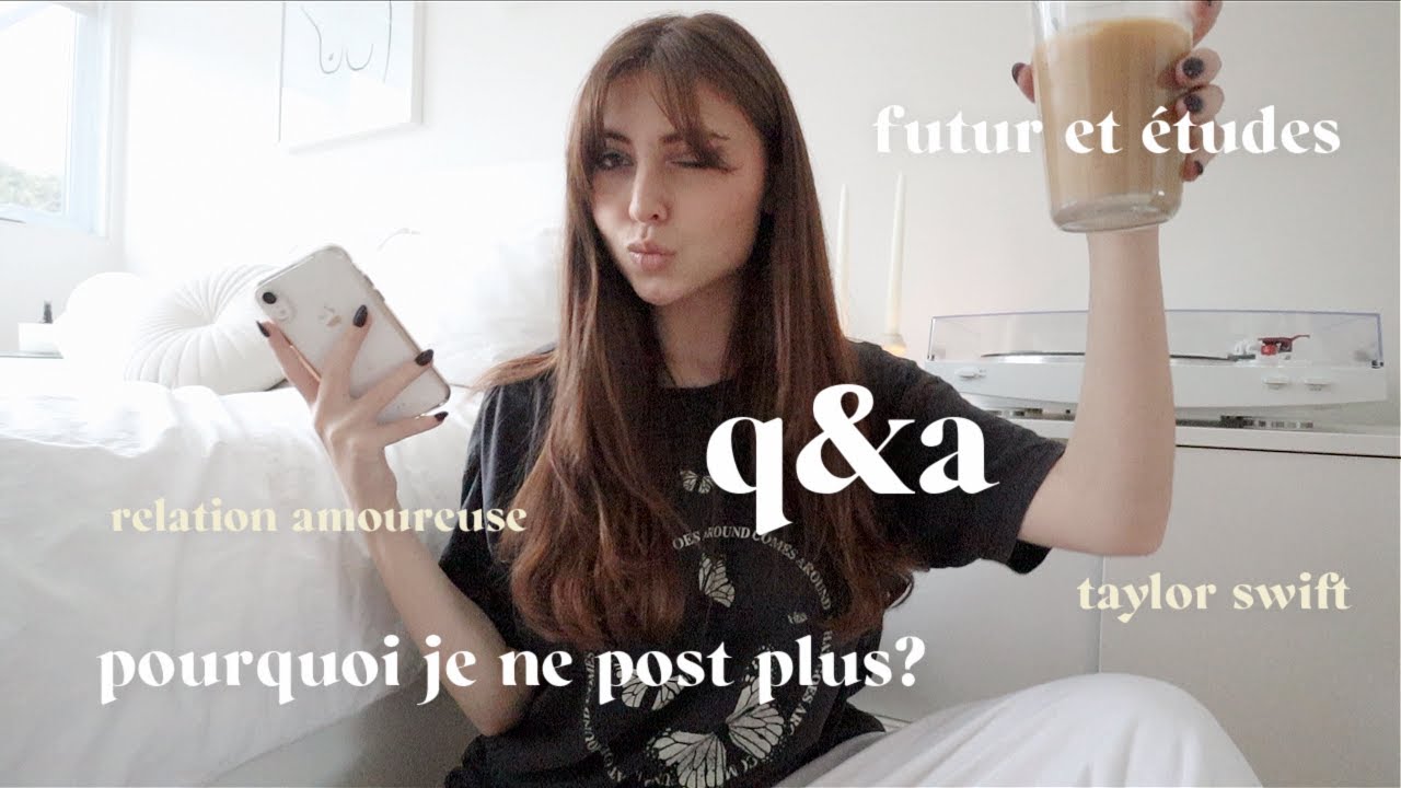enfin une Q&A! futur sur youtube, études, taylor swift, fav books du moment