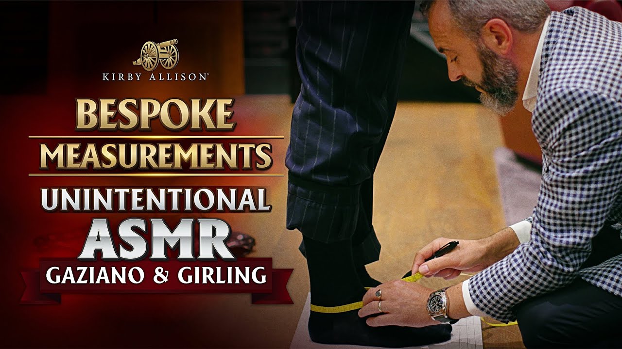 Bespoke Shoe Measurements | Unintentional ASMR | Gaziano & Girling | Kirby Allison