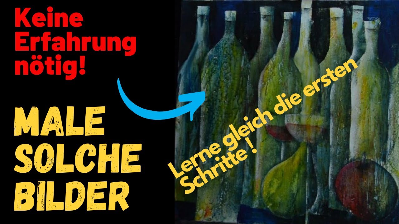 Acryl malen leicht gemacht. Male gleich mit und erhalte ein tolles Kunstwerk. Keine Erfahrung nötig.