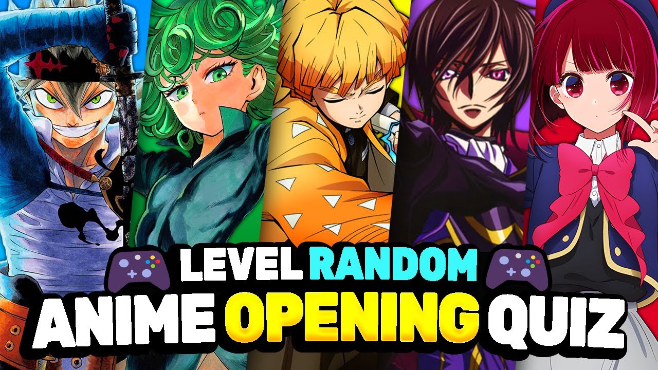 GUESS THE ANIME OPENING! 🎶🔥 Random Level Quiz