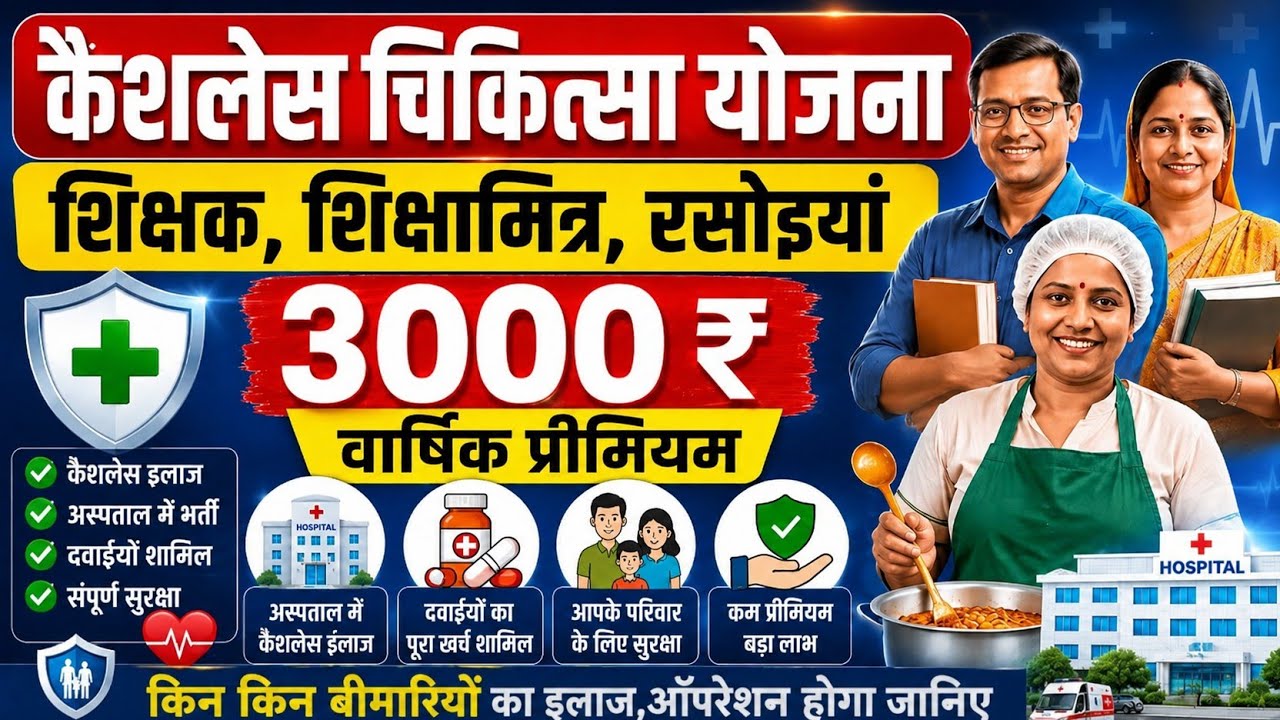 सरकारी कैशलेस योजना👉कौन सी बीमारियां, ऑपरेशन का ईलाज किया जाएगा । UP Cashless Medical Scheme 2026