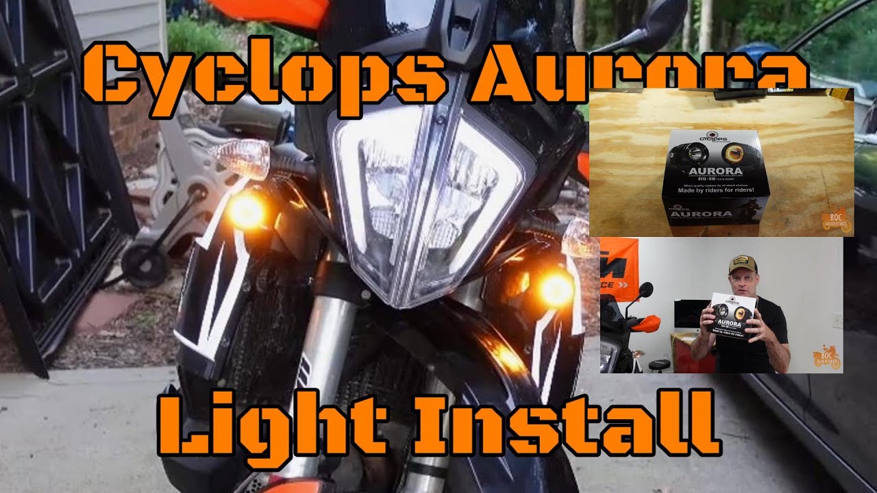 KTM 790/890 CYCLOPS AURORA Light Install