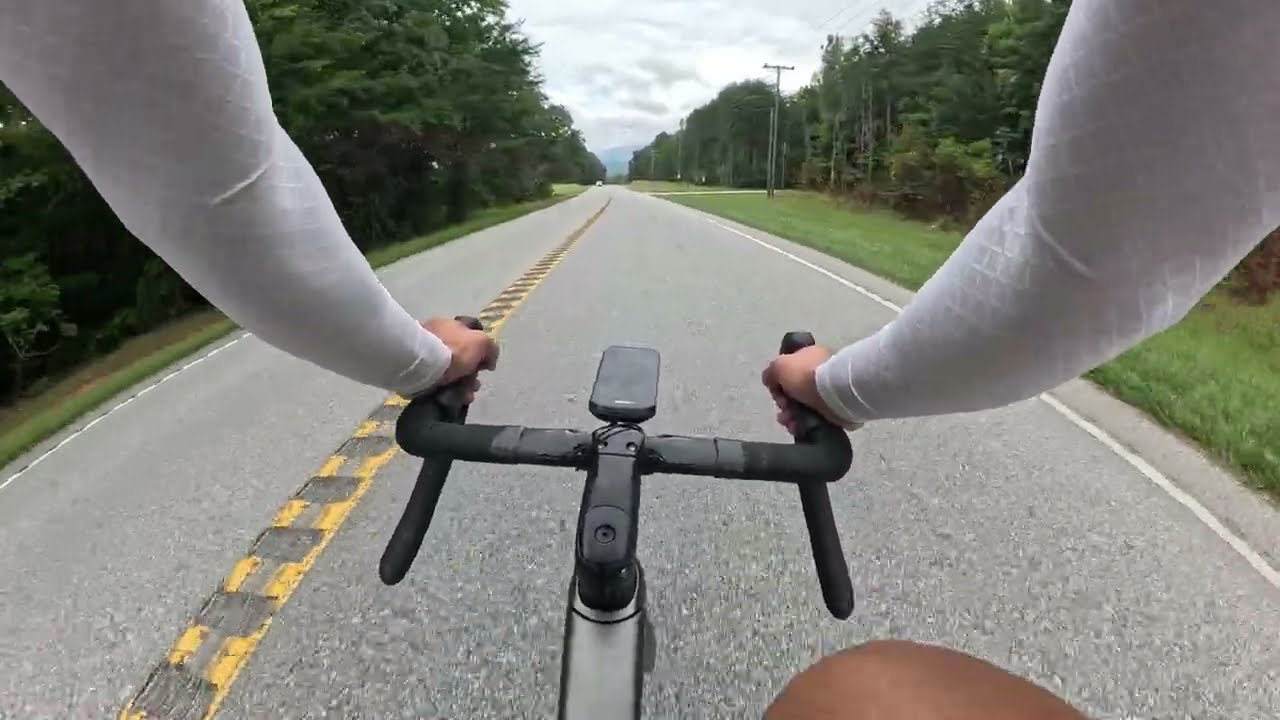 Virtual Bike Ride 4K | Greenville, SC Hogback Mtn | Real Sounds POV Cycling Enve Melee