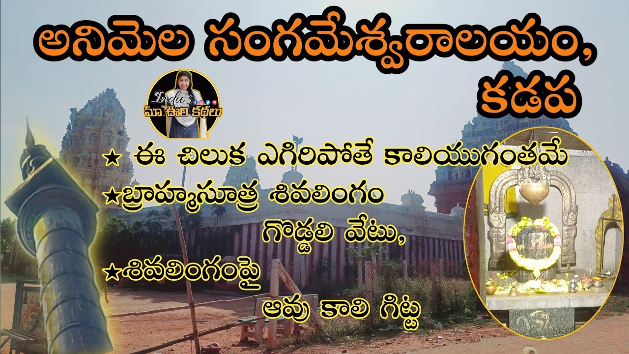 ANIMELA SANGAMESHWARAM, KADAPA | అనిమెల సంగమేశ్వరాలయం || A RARE SIVALINGAM ||| 22 January 2024