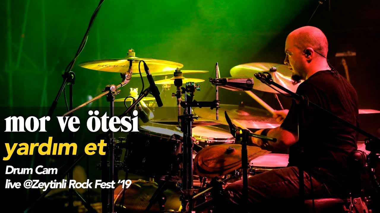 yardım et (davul arkası) | live @ Zeytinli Rock Fest '19 - mor ve ötesi