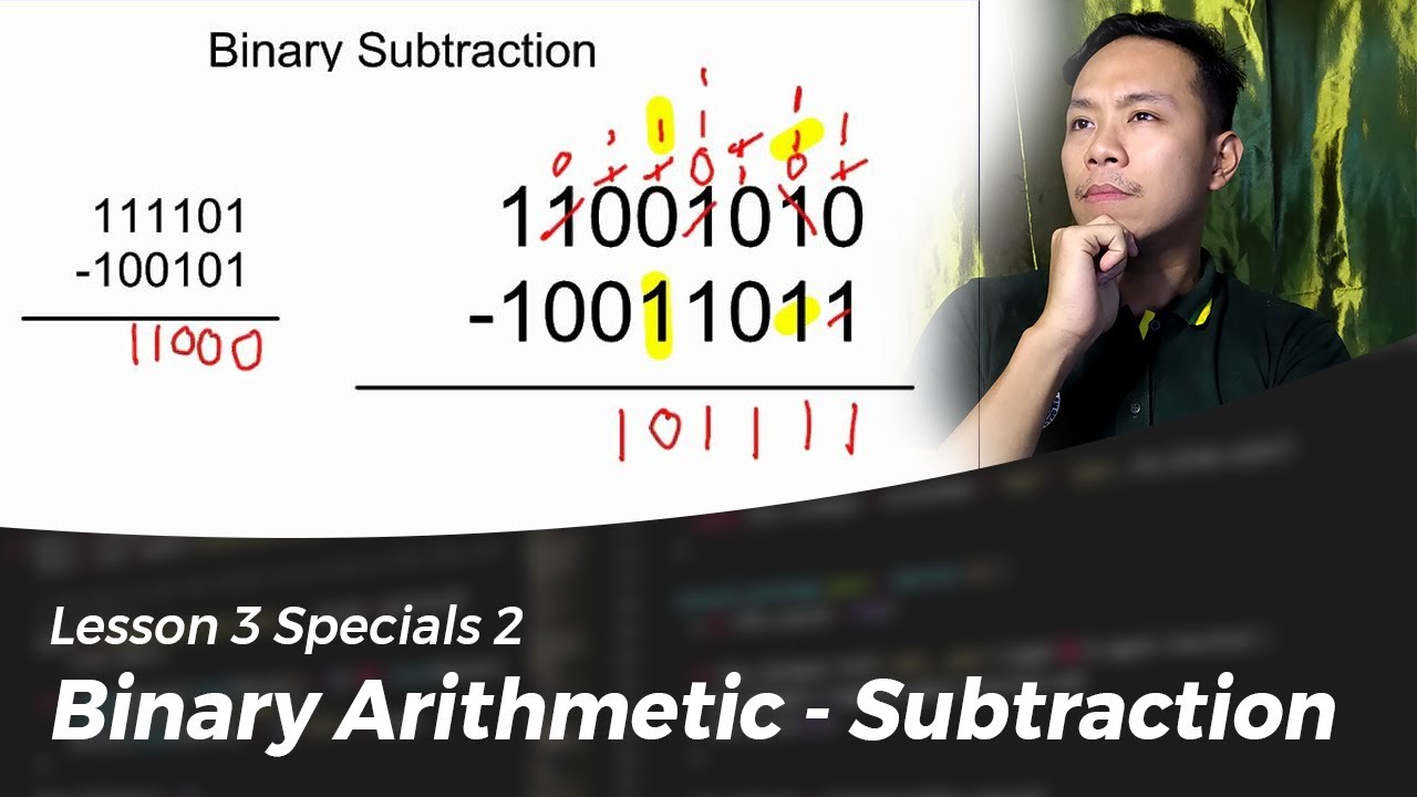 How to Subtract Binary Numbers | Binary Arithmetic Lesson (Tagalog)