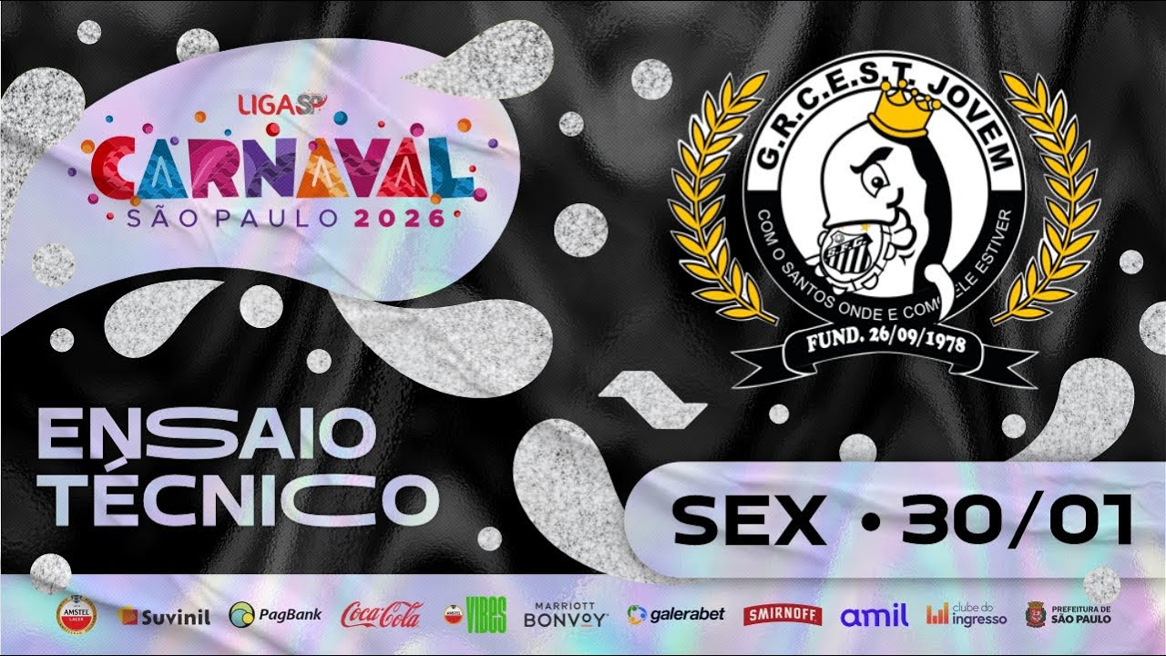 ENSAIO TÉCNICO - TORCIDA JOVEM | CARNAVAL SP 2026 | 30.01.2026