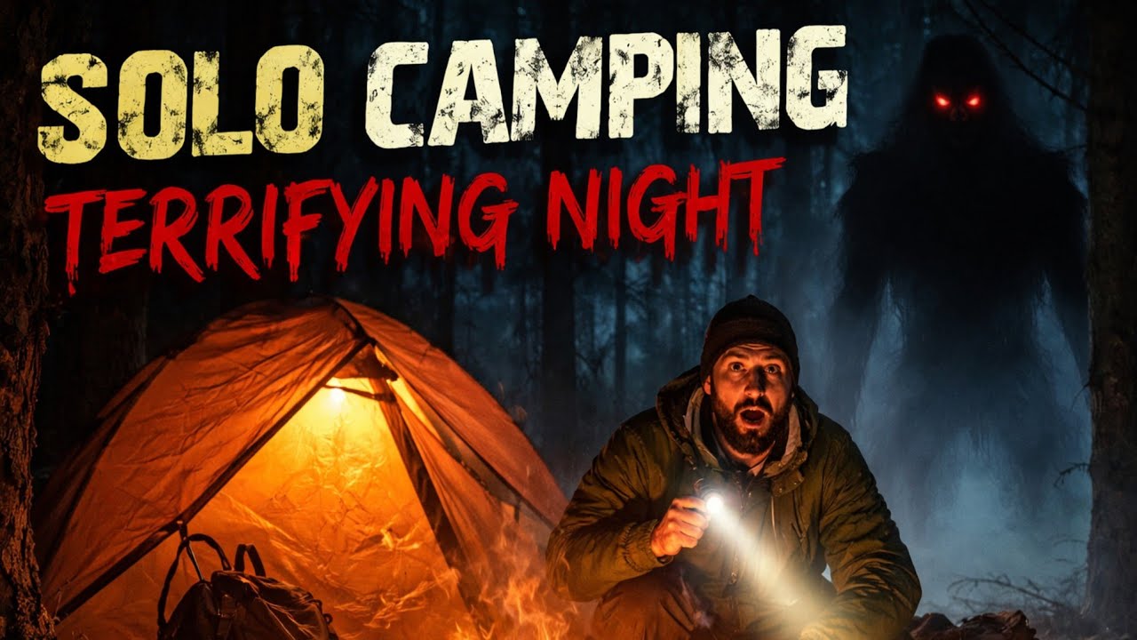 Solo Camping Gone Creepy 😱 | 24 Hours Alone in Forest Hills #solocamping #campingalone