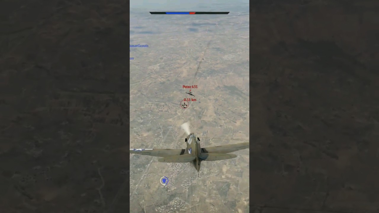P-40E-1 vs. Potez 631 - #warthunder #gameplay #assault #shorts