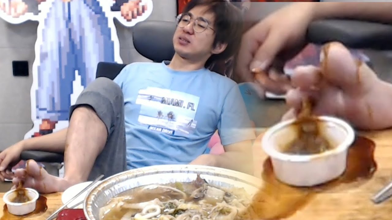[케인] 술마신 다음날 밀푀유나베 먹방 200510