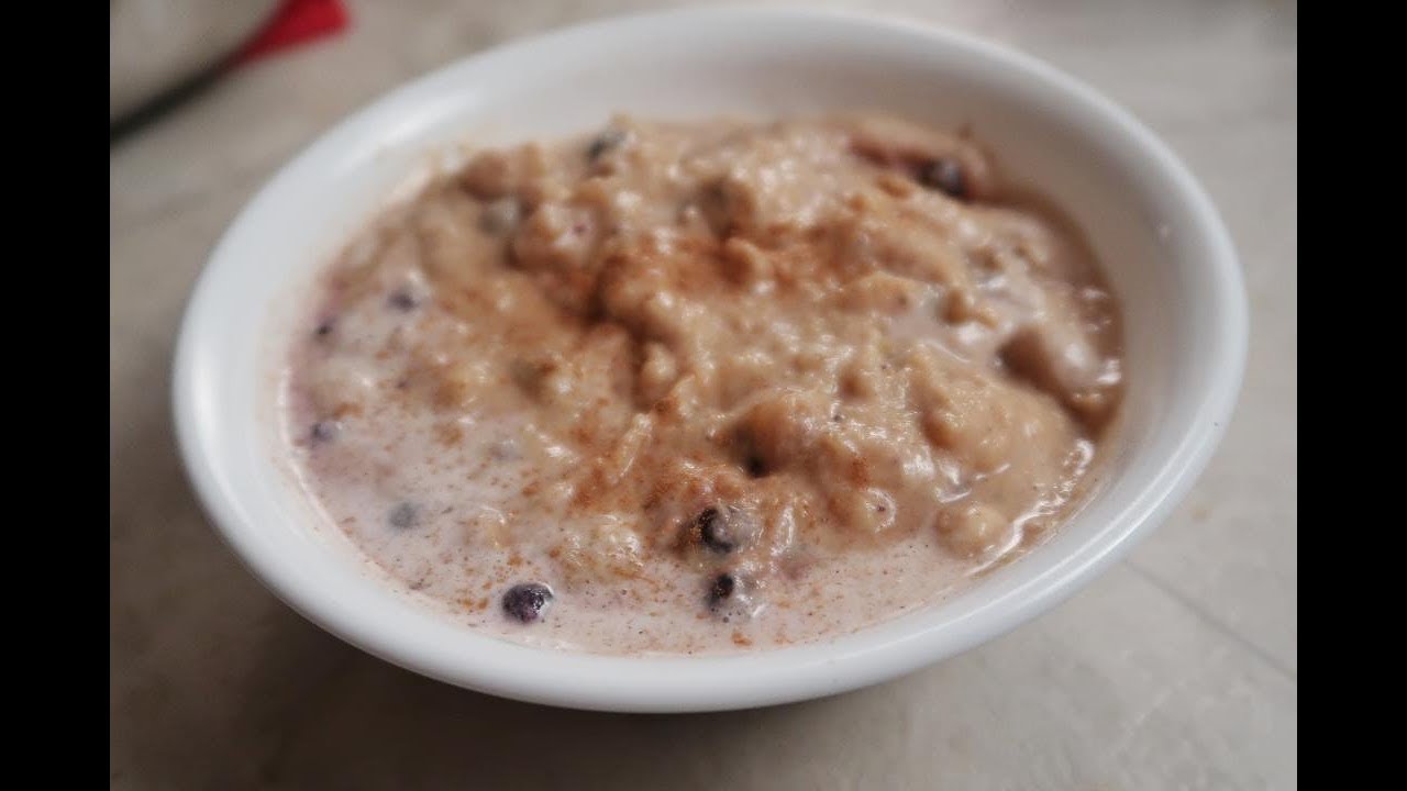 What I eat for breakfast lately on AIP: Smashed Porridge!