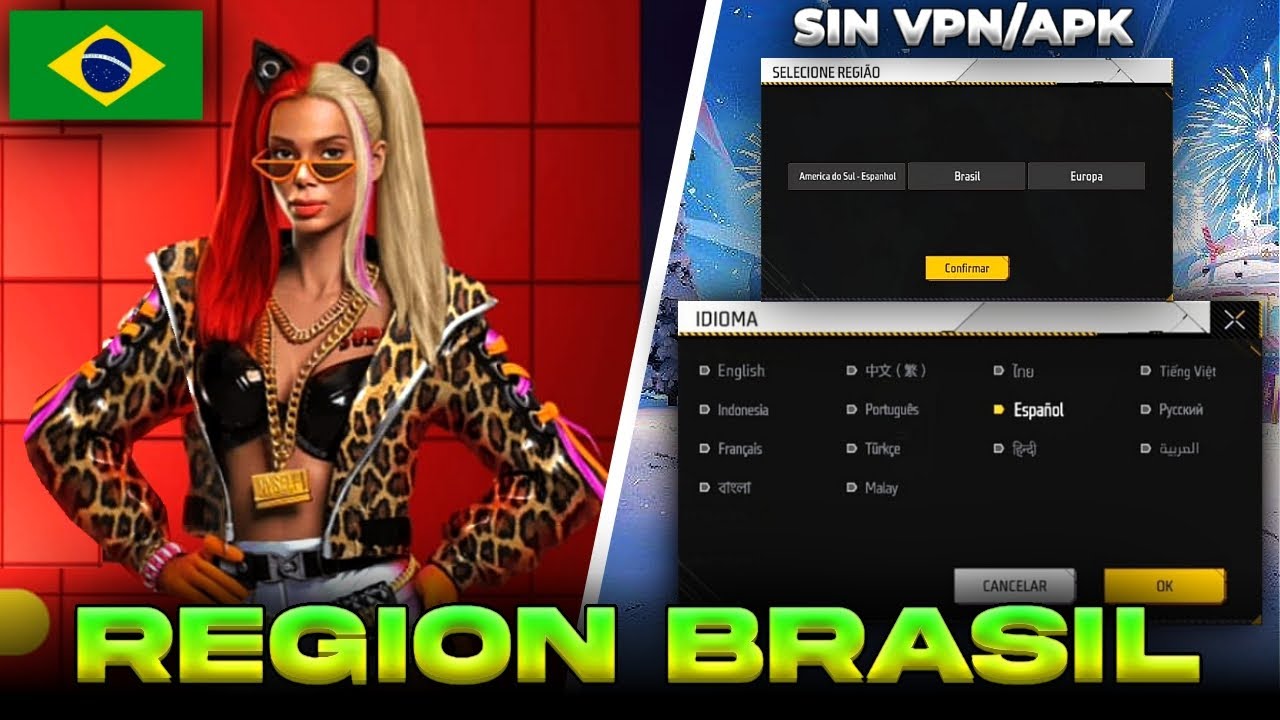 COMO CREAR UNA CUENTA REGION BRASIL EN FREE FIRE 🇧🇷 || TUTORIAL 2026 SIN USAR VPN NI APK