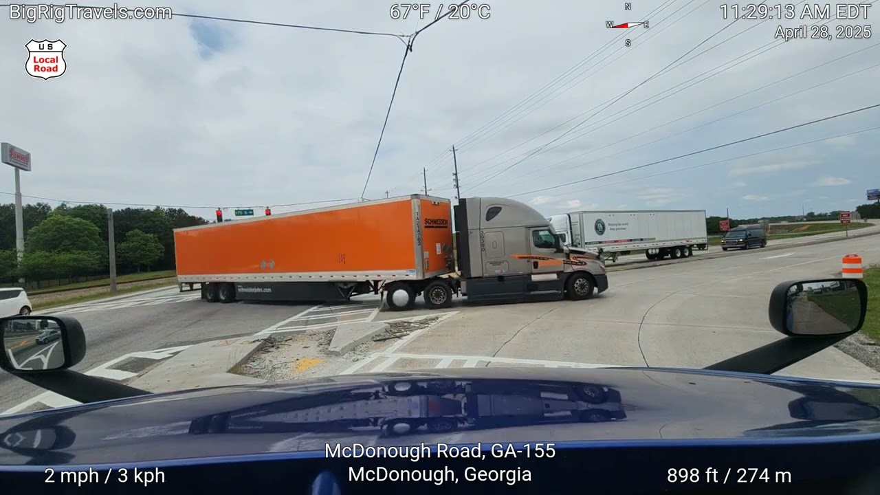 BRT307 From McDonough, Georgia via loading in Kennesaw, Georgia to Birmingham, Alabama