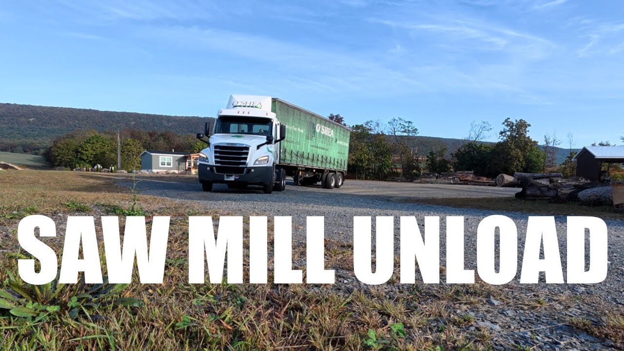 Front Loader DESTROYS My Camera While Unloading Lumber!