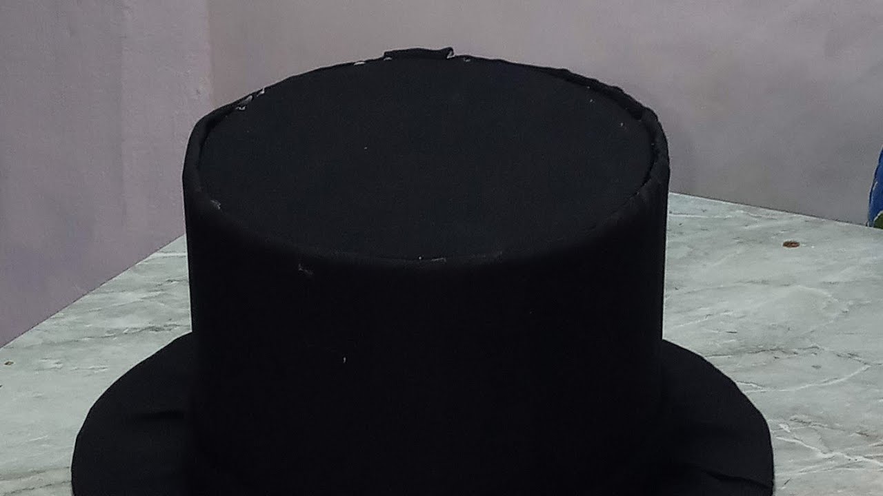 COMO FAZER UMA CARTOLA DE PAPELÂO E TECIDO