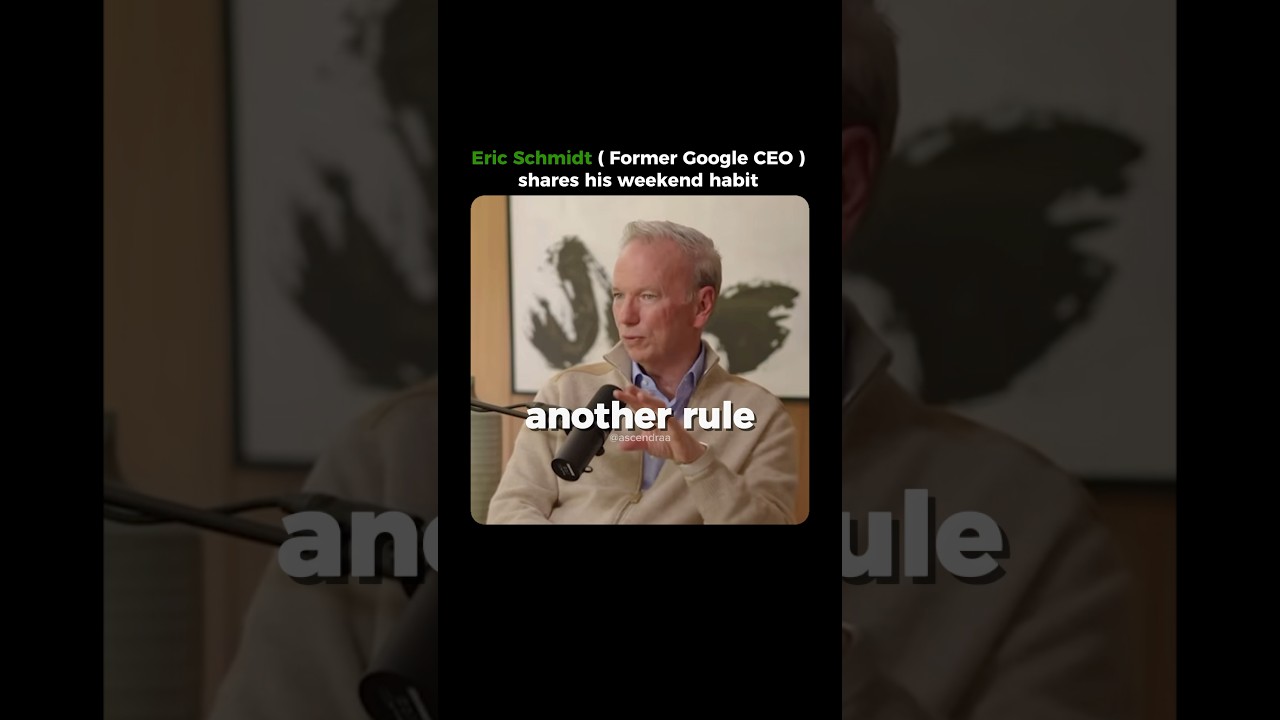 The Rule That Made Eric Schmidt a Great CEO #motivation #inspiration #mindset #quotes #facts #shorts
