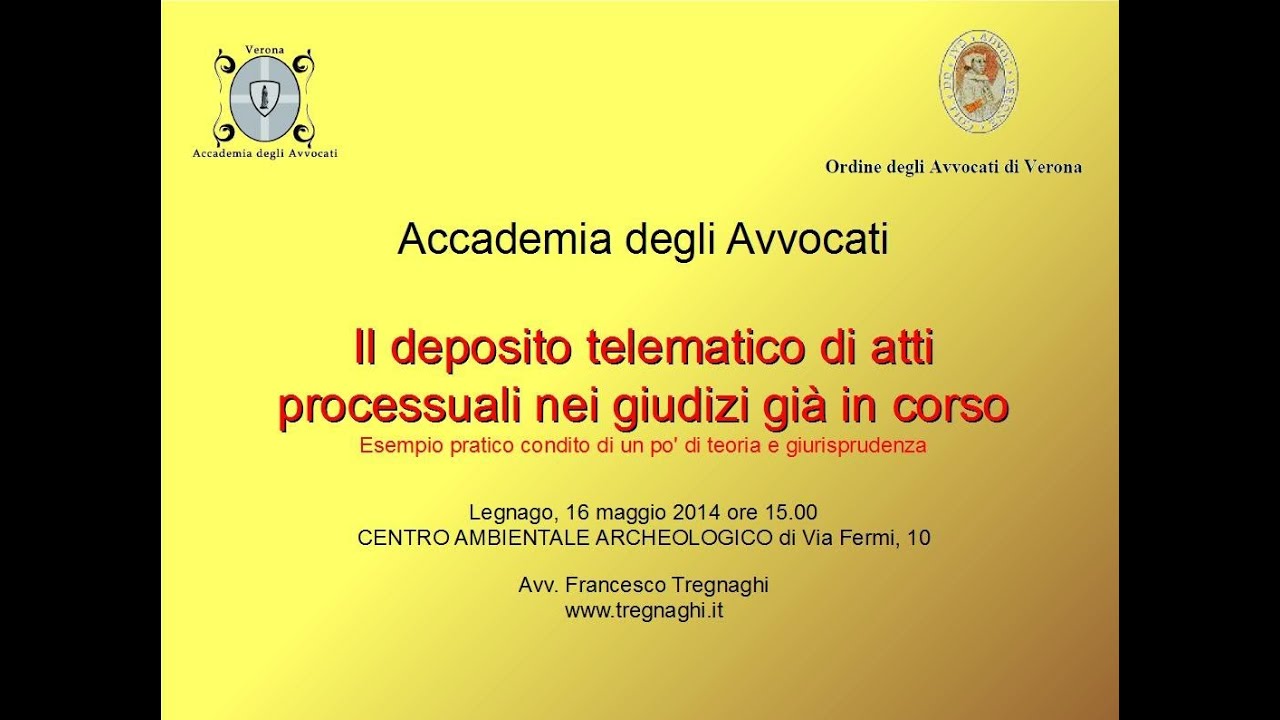 PCT Deposito atto endoprocessuale con Consolle Avvocato - Accademia Avvocati