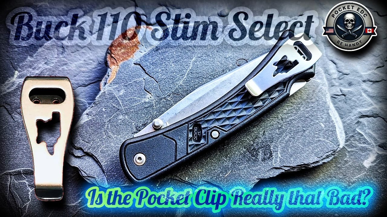 Как вам этот карманный зажим? — Обзор Buck 110 Slim Select #edc