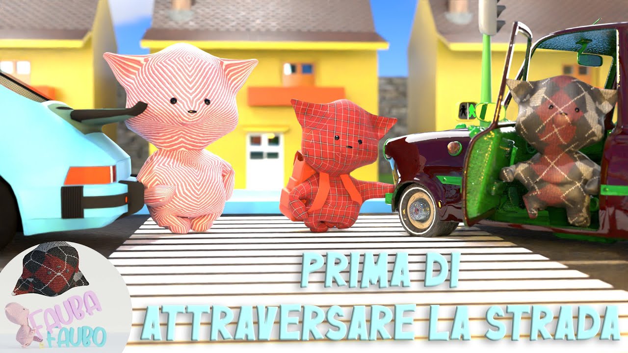 Prima di attraversare la strada | Fauba e Faubo | filastrocca per bambini