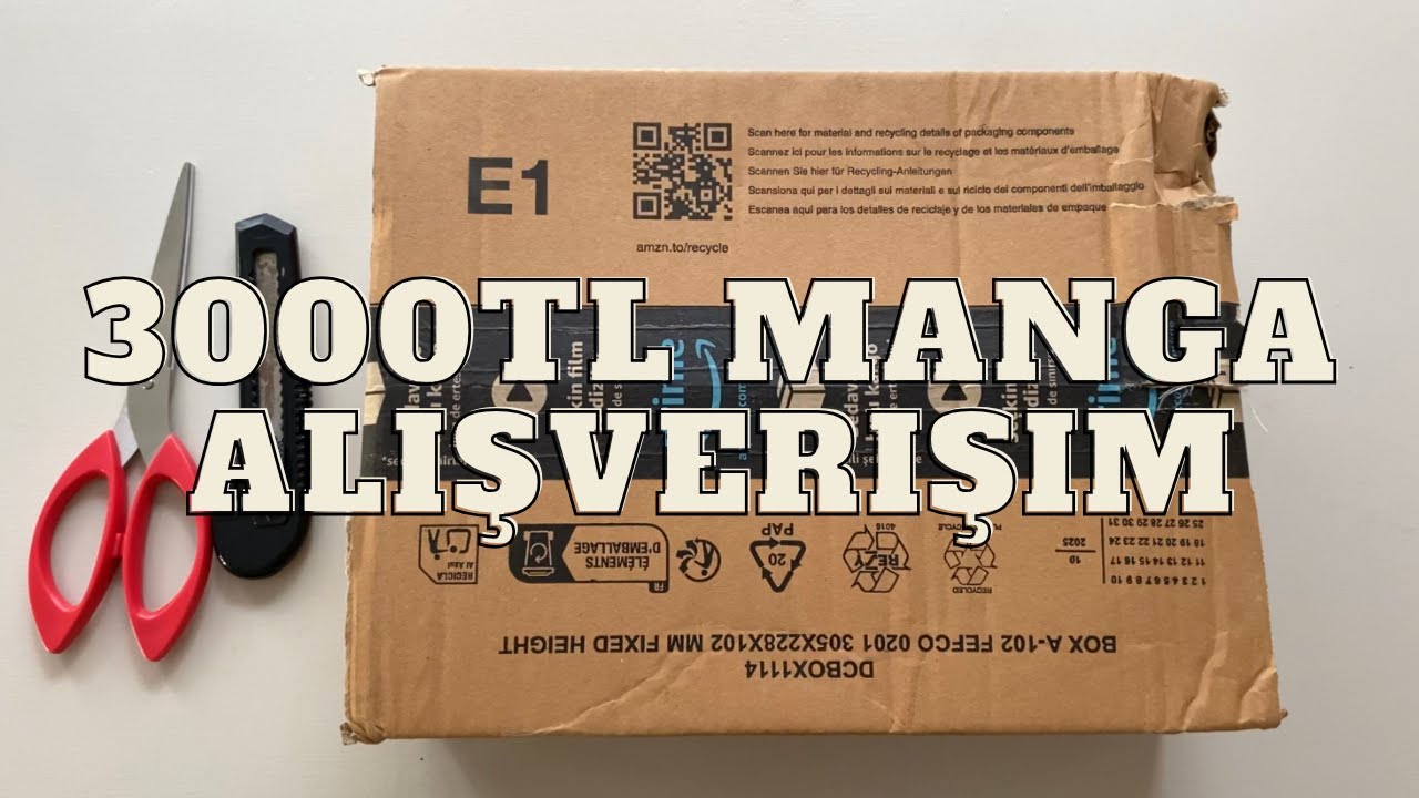 3000TL AMAZON MANGA SİPARİŞİM | Manga Alışverişim #7