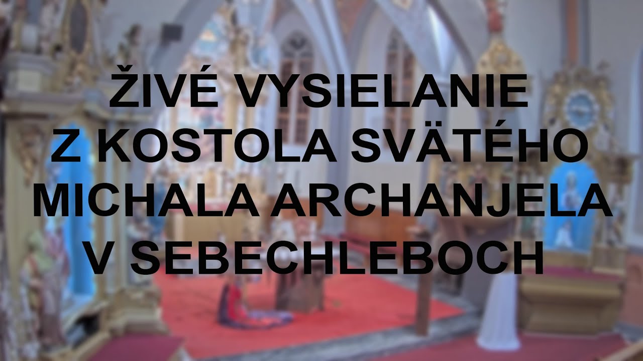 Farnosť Sebechleby- Sv. omša