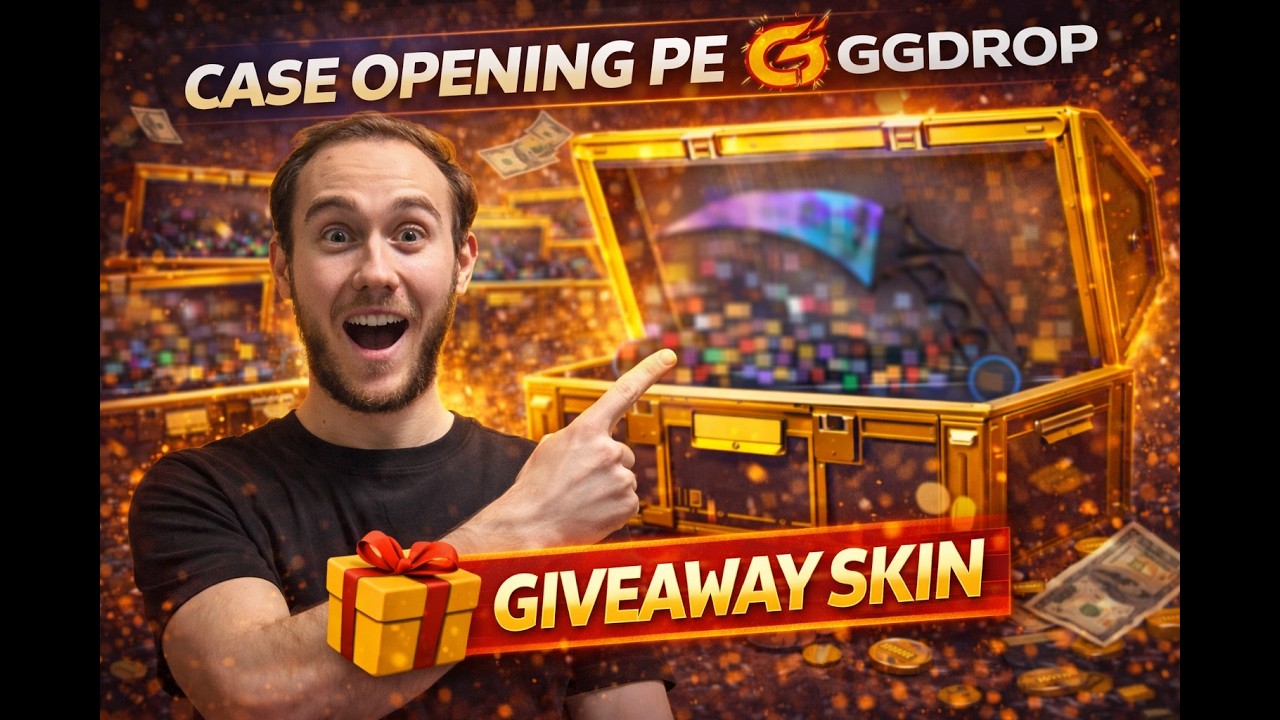 GIVEAWAY CU SKIN-URILE SCOASE DE PE GGDROP DUPA UN CASE OPENING RAPID DE SEARA (20$)