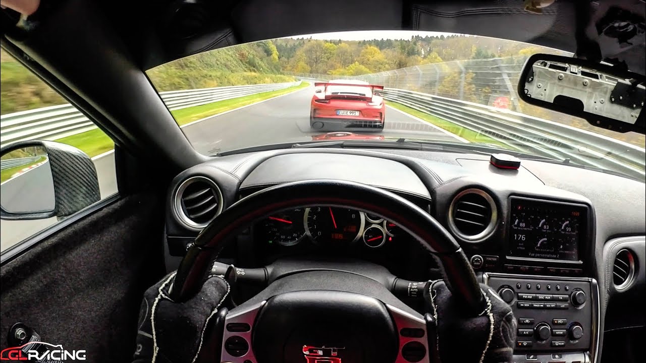 POV : Nissan GTR GL RACING 7:28 BTG with traffic / Nordschleife Nurburgring 30.10.17