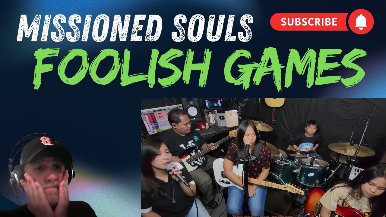 MISSIONED SOULS FOOLISH GAMES - REACTION - #missionedsouls #familyband #reactionvideo