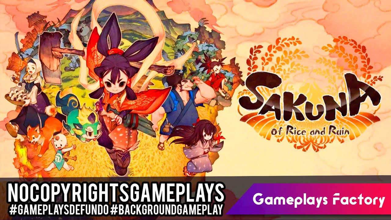 Sakuna Of Rice and Ruin - Gameplay De Fundo - No Copy Rights Gameplay