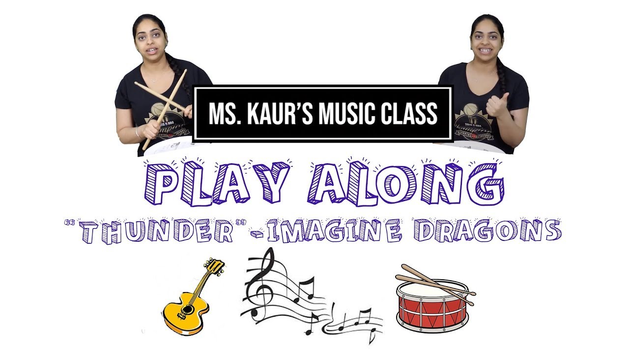 Thunder - Imagine Dragons Bucket drums Play-along