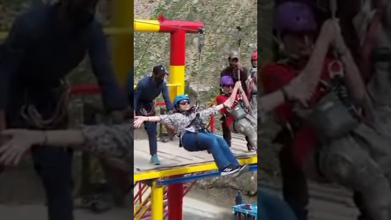 Zip Line Adventure In Naran. 
