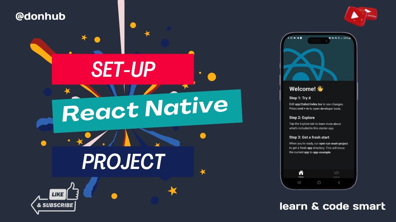 React Native project setup simplified for 2024