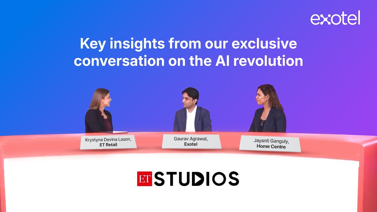 AI & Conversational Commerce: The Future of Retail Engagement | Exotel & Home Centre | ETRetail