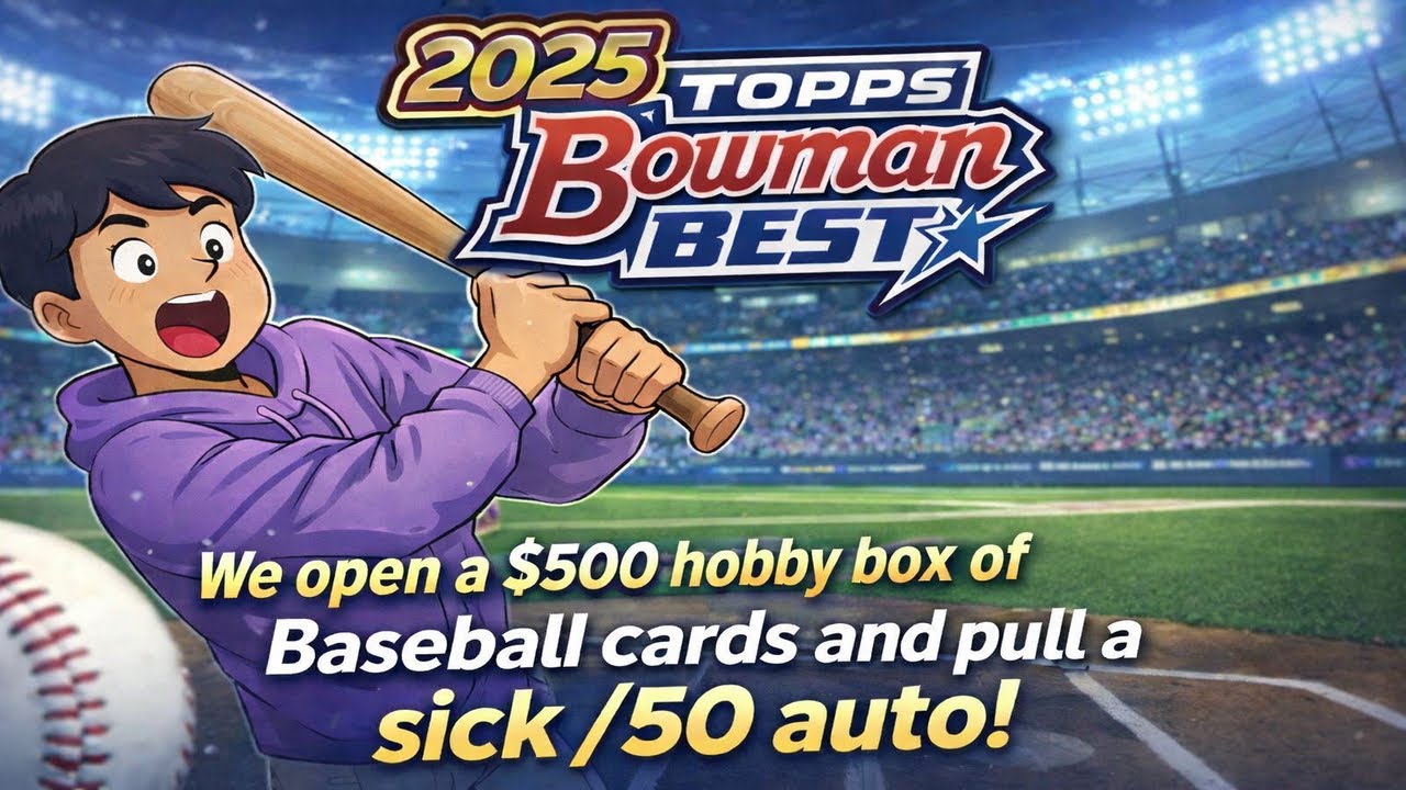Opening A Hobby Box Of Topps 2025 Bowman’s Best | We Pull A Sick /50 On Card Auto