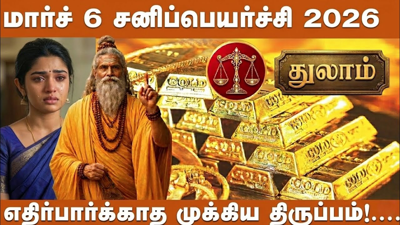 மார்ச் 6 சனிப்பெயர்ச்சி: துலாம் ராசிக்கு நடக்கப்போகும் அந்த அதிசயம்! எச்சரிக்கையா? அதிர்ஷ்டமா? ⚖️✨