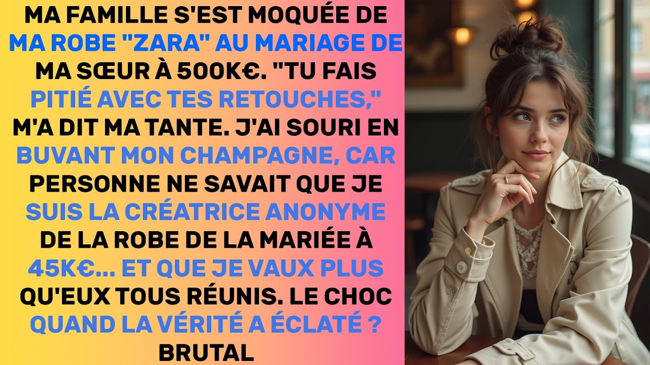 300 invités rient de moi au mariage. Puis la légende de la mode crie : 'C'est SON empire!