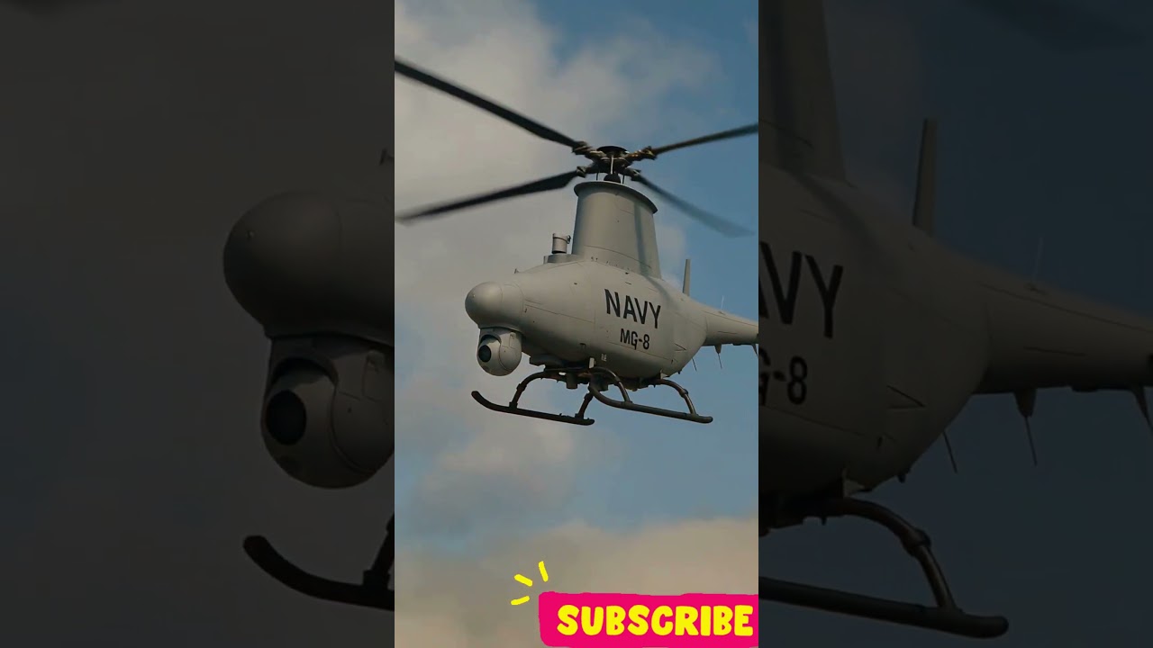 MQ8 UAV Fires Hellfire Missile: Precision Strike in Action!