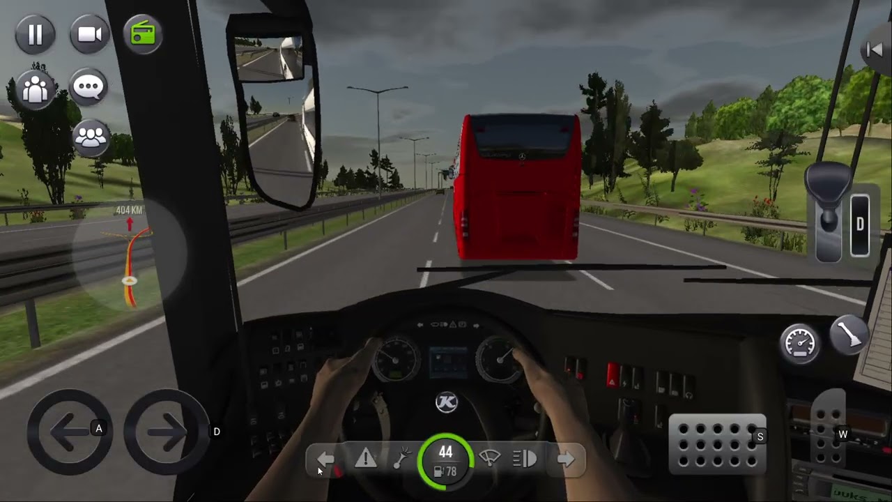 chill Bus simulator drive (few close calls)