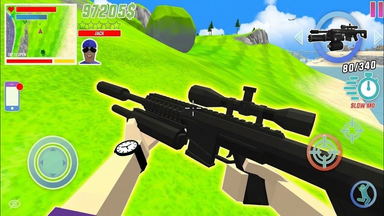 Finally i Unlock The New Powerful Weapon in Dude Theft Wars.🔫😱