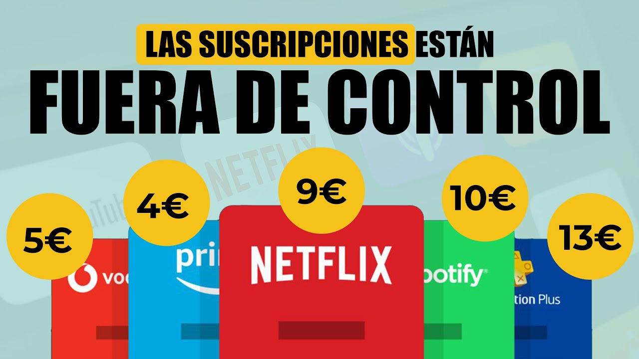 La era de las suscripciones está fuera de control